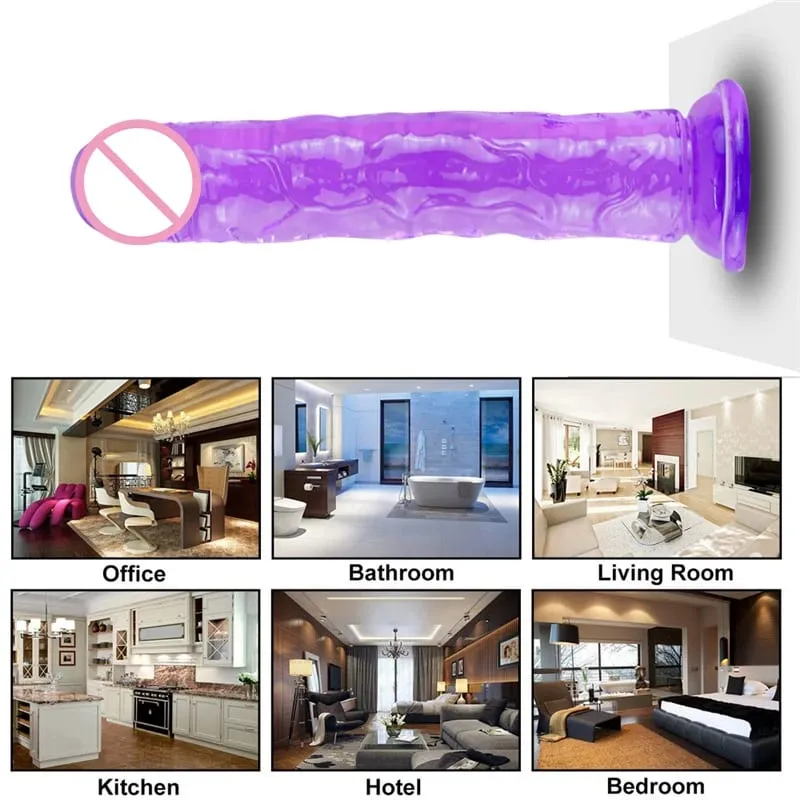 Silicone Dildo with Suction Cup Vagina Clitoris Stimulator Realistic Cock Sex Toys Female Masturbation Device Gay Anus Butt Plug — image 3