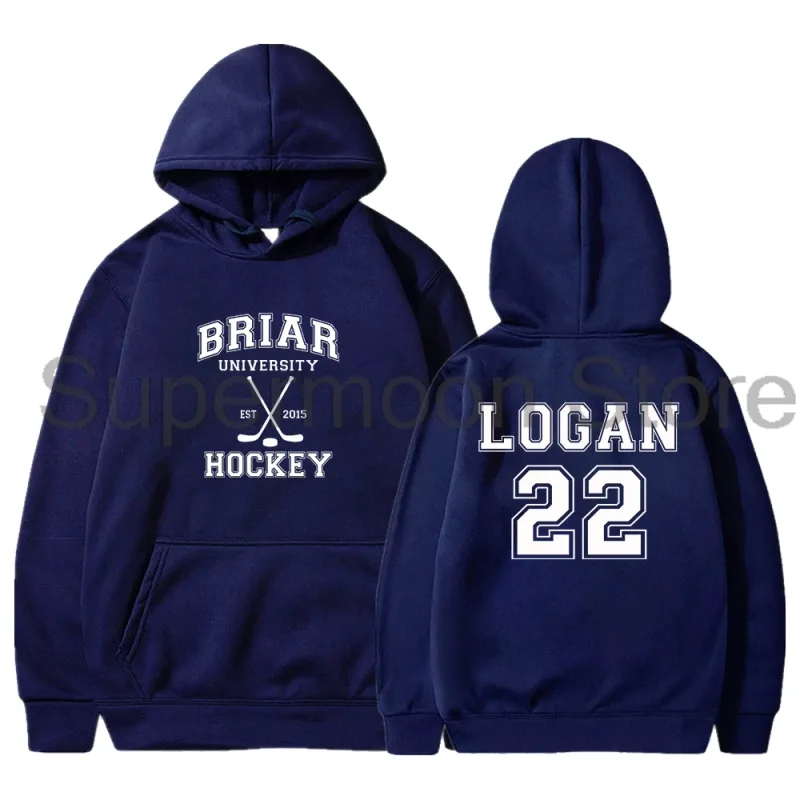 Off Campus Briar University Team Hoodie Unisex Long Sleeve Streetwear Women Men Hooded Sweatshirts