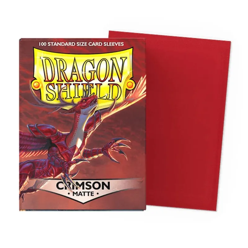 100 Stück/Karton, 66 x 91 mm, Standardgröße, Demark Dragon Shield, matte Kartenhüllen für MTG/PKM/YGO/TCG-Brettspielkarten