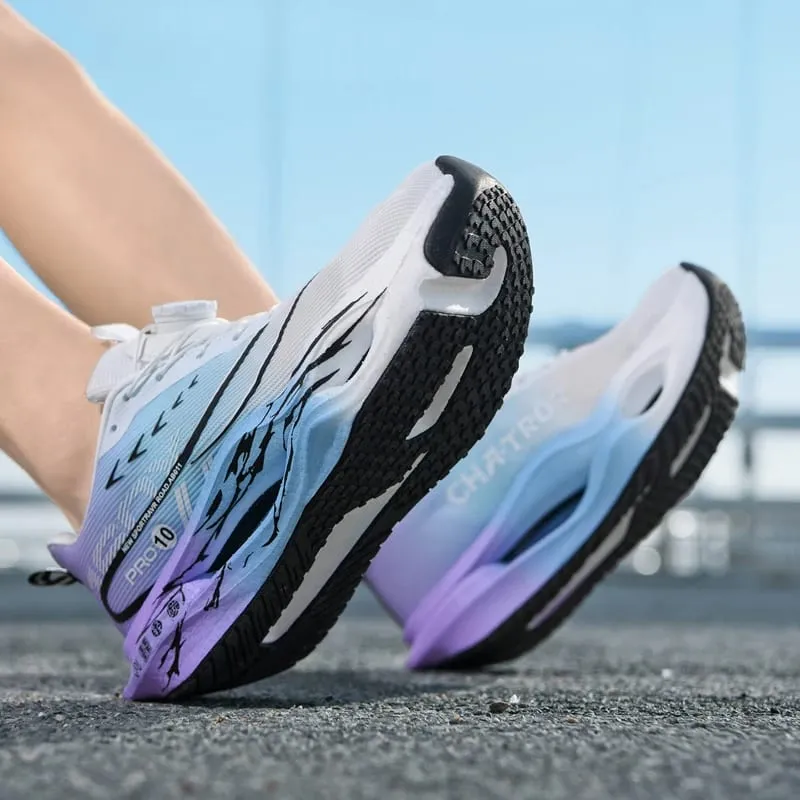 Carbon Plate Racing Running Shoes Non-Slip Men Ultra Light Elastic Cushion Athletic Sneakers Speed Training Marathon Sport Shoes — image 4