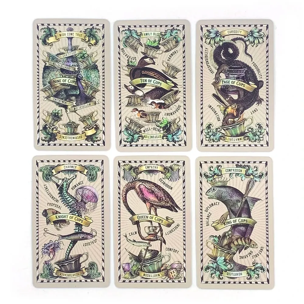 5 Cent Tarot Cards 78Pcs Vintage Retro Tarot Deck Divination Borad Game Cards Game for Tarot Reading Beginner — image 4
