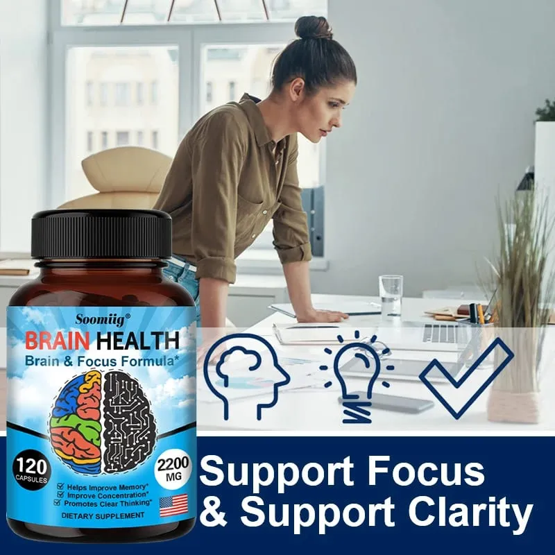 Ginkgo Biloba Supplement - Memory and Learning Promotes Brain Health Improves Clarity Improves Concentration Supplement