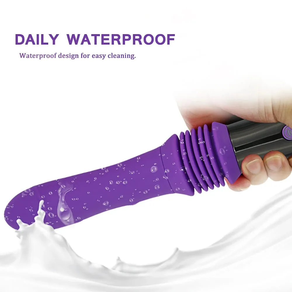 Wireless Remote Control Telescopic Cannon Machine Women's Pull-out Vibration Massage Orgasm Masturbation Device Adult Sex Toy