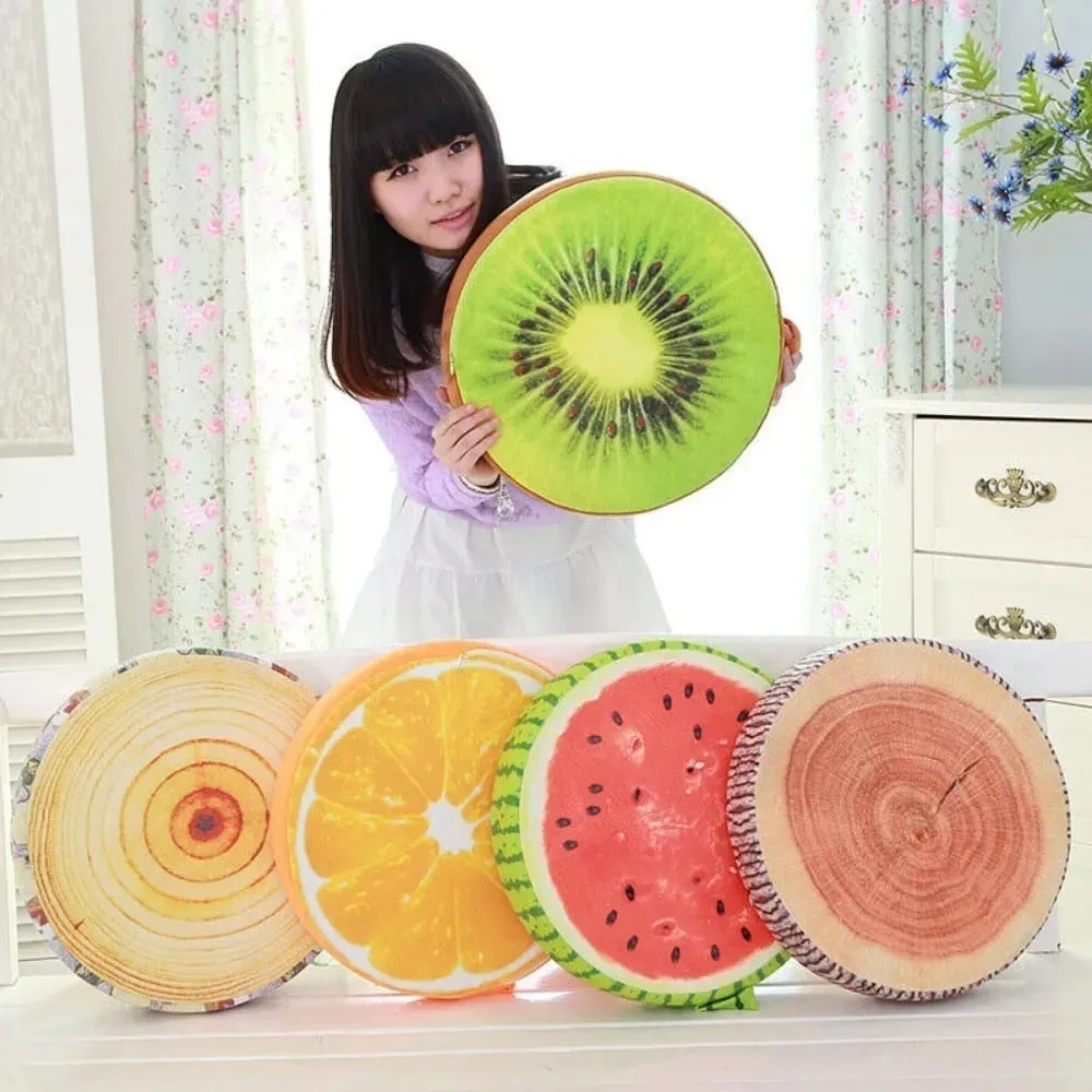 Soft Kindergarten Garden Dining Outdoor Sofa Pillow Round Pillow Seat Pads Chair Cushions Fruit Seat Pads