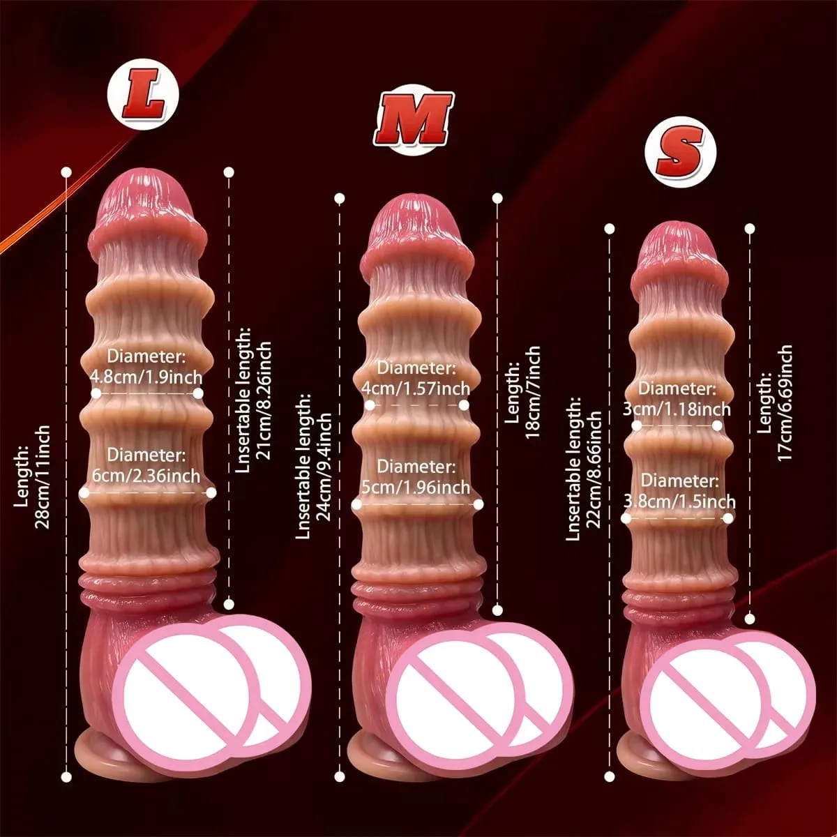 Knot Dildo Silicone Penis G-spot Stimulation Monster Dildo Anal Plug for Women Dragon Dildos Prostate Massager Female Sex Toys