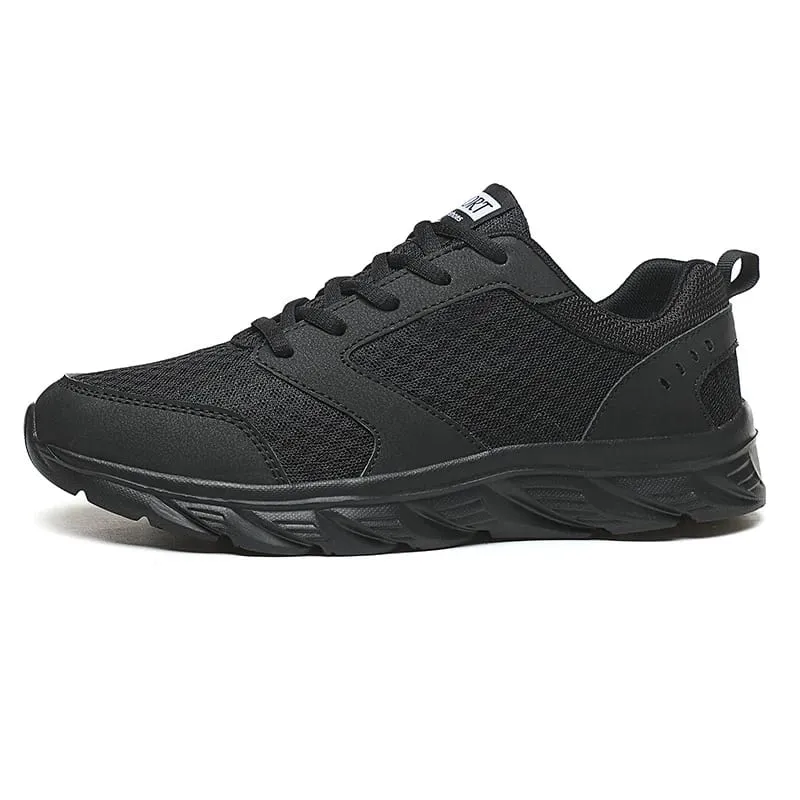 Men's Sneakers Breathable Flats Shoes Men Lace Up Casual Running Sports Shoes Comfortable Man Walking Shoes Tennis Male Sneakers