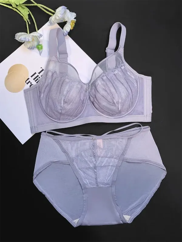 Wireless Push Up Bra for Large Bust Adjustable Comfort Fit Lace Bralette Prevent Sagging & Enhance Shape Seamless Design
