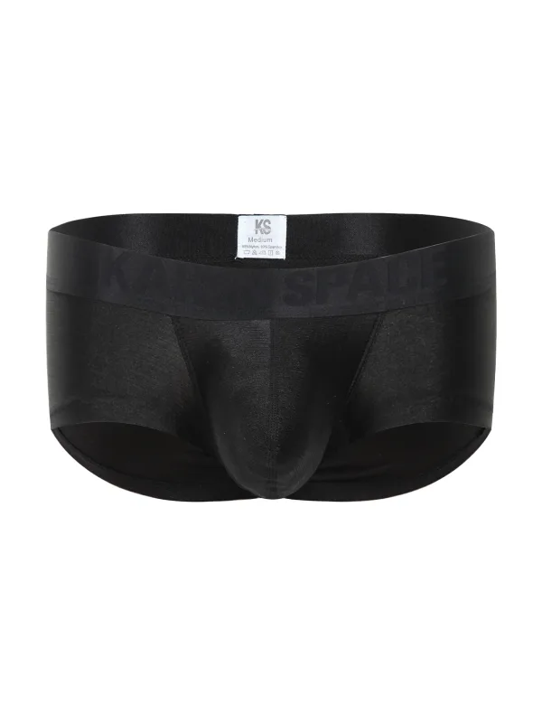 Comfortable Boxer Briefs for Men Youth Pure Color Simple Style Personalized Square Shorts 1pc Flat Angle Underwear for Men