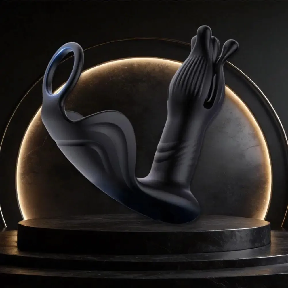 Prostate Massager Anal Plug 9 Tension Remote Control Retractable Backyard Prostate Anal Plug Automatic Multi-frequency Sex Toys