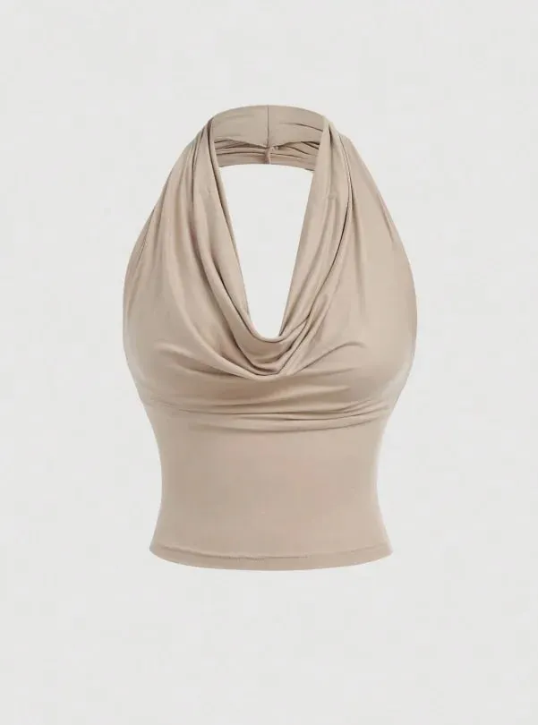 Women's Fashion Sexy Versatile Halter Top Three-In-One Layered Design Stylish and Comfortable Perfect for Any Occasion
