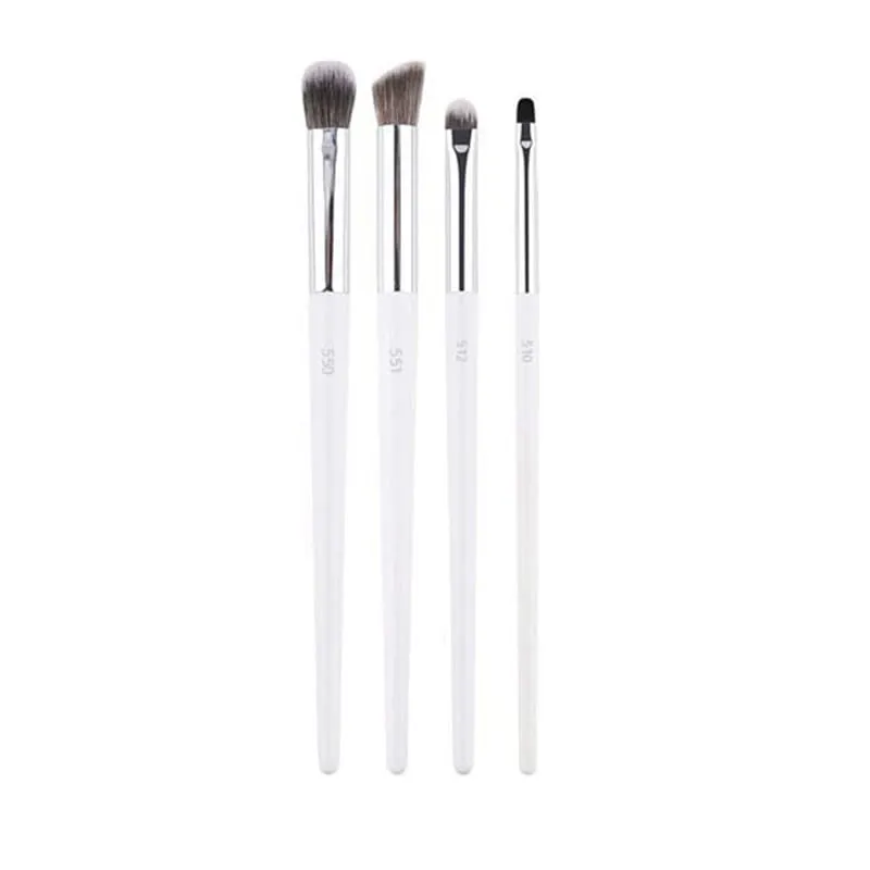 1 stk hvide pulver makeup børster 3D flydende foundation base make up børste Øjenskygge blanding Detail Face Eye Concealer Skønhedsværktøj