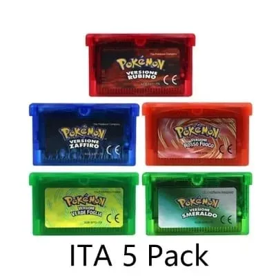 GBA Game Pokemon Series Video Game Cartridge Console Card Pokemon Emerald FireRed Ruby LeafGreen Sapphire Multi-language