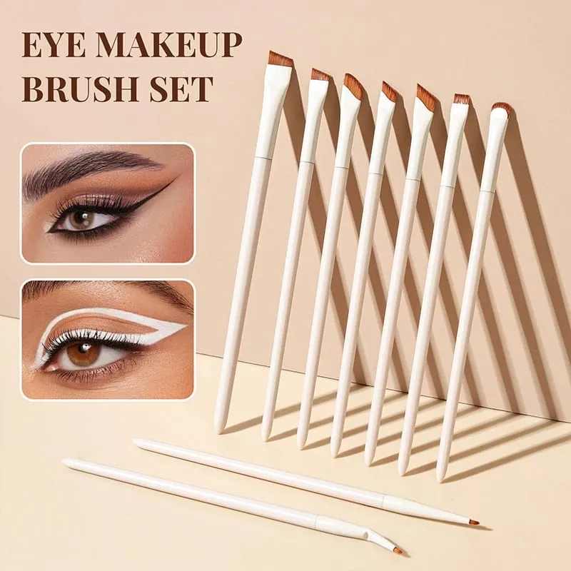 3/7/9 Makeup Brushes Set Blade Eyeliner Brush Eyebrow Brushes Portable Fine Oblique Head Eye Liner Eyebrow Brush Makeup Tool