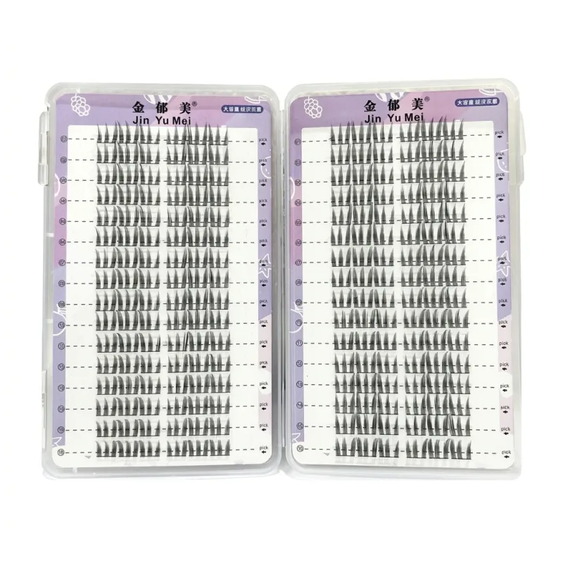 Professional Makeup False Eyelashes Segmented Cat Claw Lashes C Curl Natural Volume Dramatic Eye Enhancement for Women
