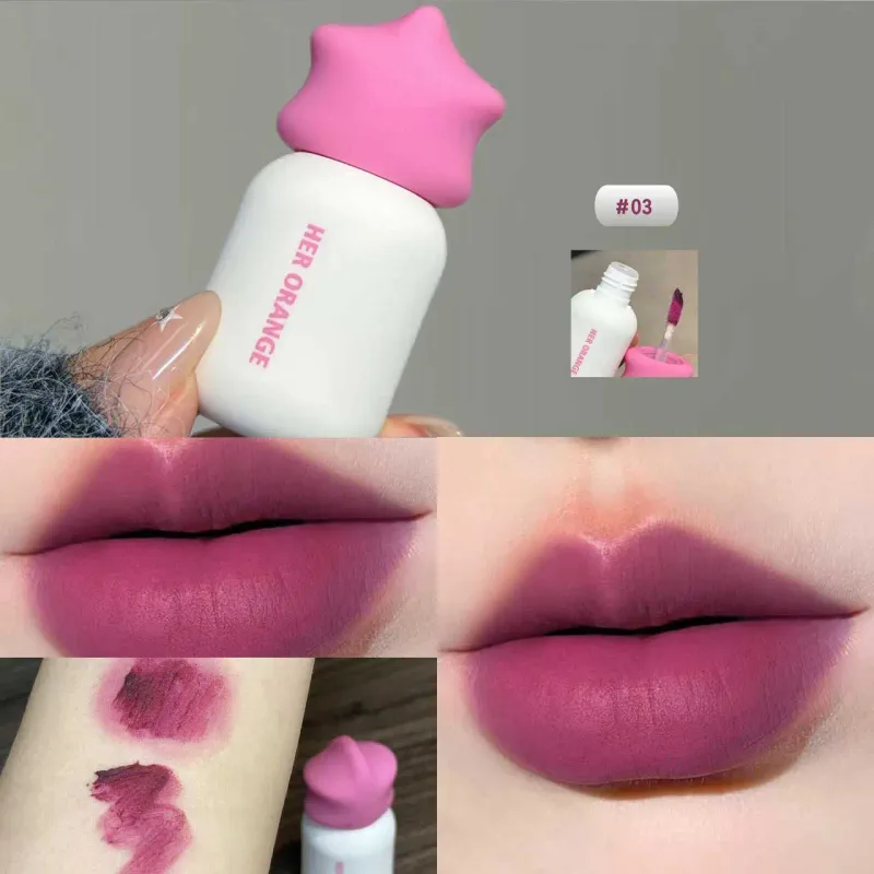 Boue à lèvres mate douce Herorange, ne sèche pas, longue tenue, pour les déplacements quotidiens, maquillage abordable