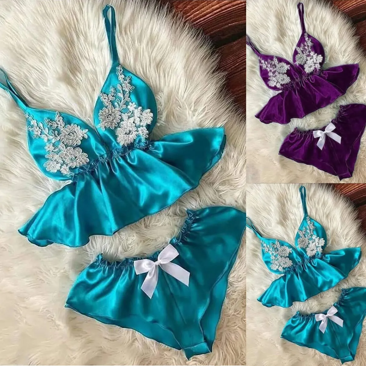 Gathering Push Up Undertøj Sæt 2025 BH Blonde Todelt Størrelse Undertøj Kvinder Lingeri Korset Plus Blomster комплект нижнего белья — image 3