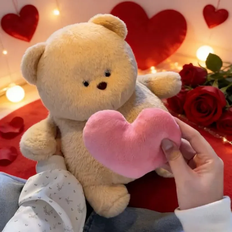 Oso de peluche que habla, muñeco que habla, grabación oculta, Animal relleno, oso súper suave, juguete de compañía, regalo para dormir