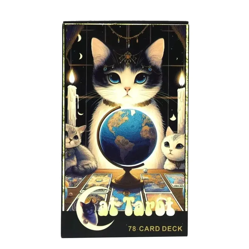 800styles Cat Tempest Tarot Cards Runes Oracle Angel Whisper Cards board games