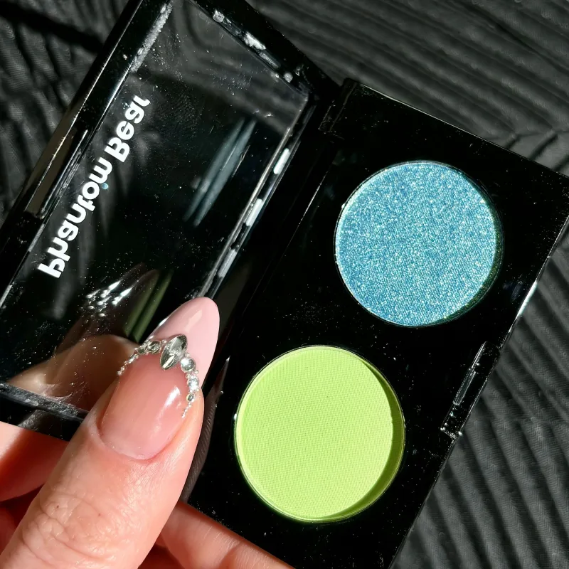 Phantom Bear Mini Dual Finish Eyeshadow Multi Shades for Daily Party Smoky Eye Makeup — image 13