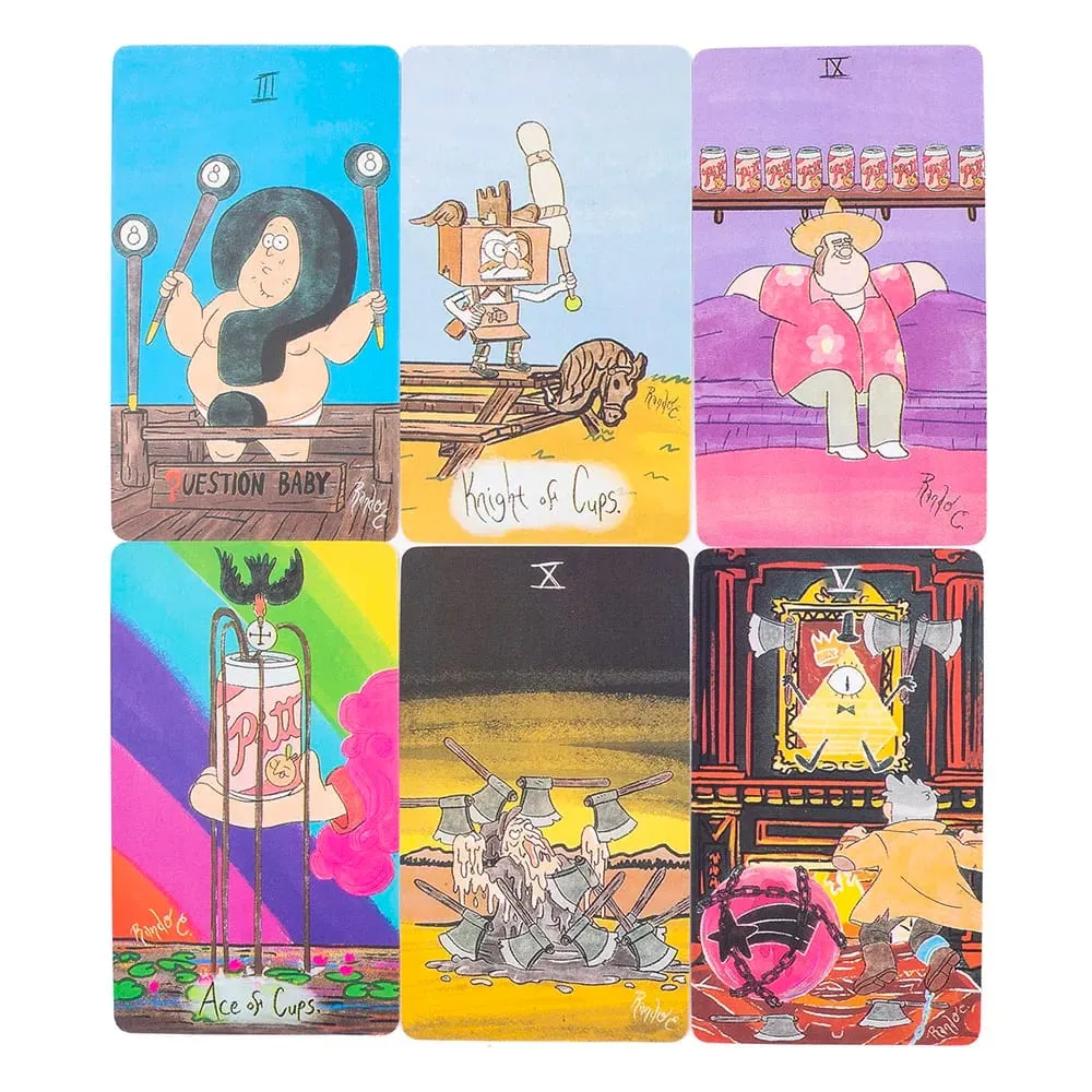 The Mystery Tarot 78 Card Deck for Mysterious Divination Family Party Gift English Version Oracle 10.3x6cm Board Playing Game