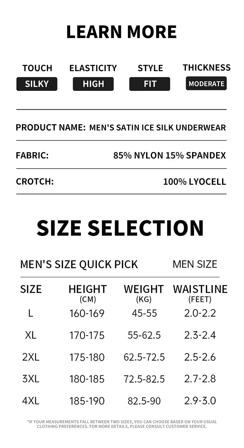 MiiOW 3Pcs Satin Cool Ice Silk Men Underwear Boxers 10A Antibacterial Men's Panties Summer Silky Breathable Man Underpants Boxer