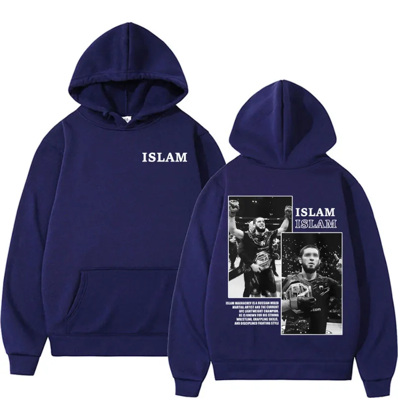 Dagestan Russian Islam Makhachev Cover Hoodie Men's Fashion Violence Aesthetic Sweatshirt Casual High Quality Hoodies Streetwear — image 3