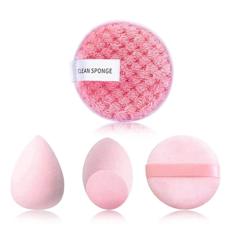 20/40Pcs Makeup Brushes and Sponges Set Brown Makeup Puff Beauty Egg Headband Wristband Remover Kit Makeup Tool Gift