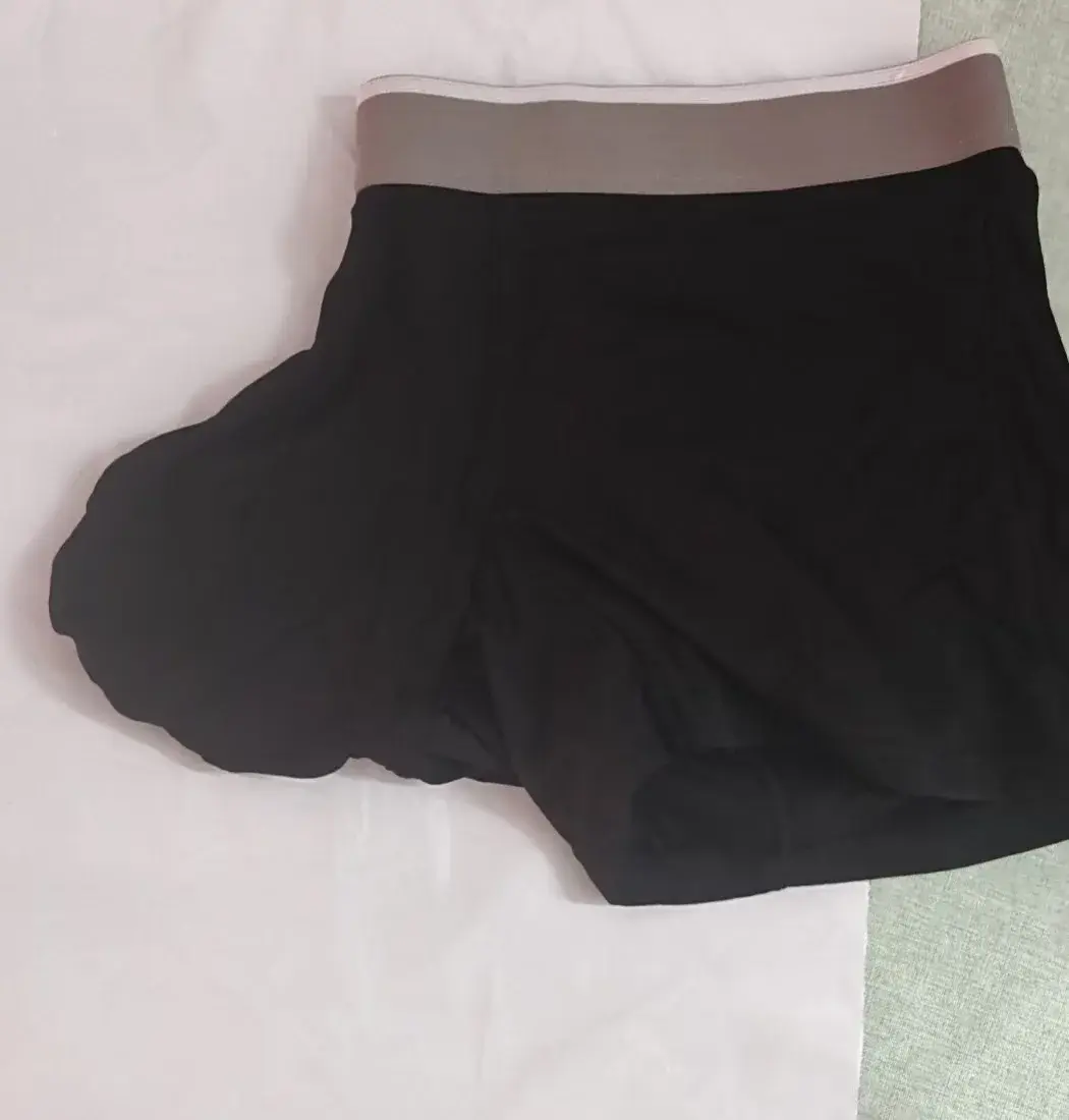 Cueca boxer masculina premium, cueca grande com bolsa extra grande, aumento de protuberância, respirável, leve, boxers masculinos