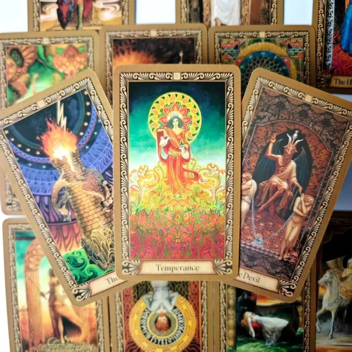 Mystic Psyche Tarot Deck – 78-Card Set for Intuitive Wisdom Spiritual Growth and Archetypal Exploration — image 3