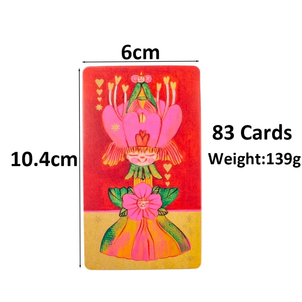 Pipspeak Tarot 10.3*6cm A Delightful 78-card Marseille-style Deck Embrace The Whimsical World of Pip Reading