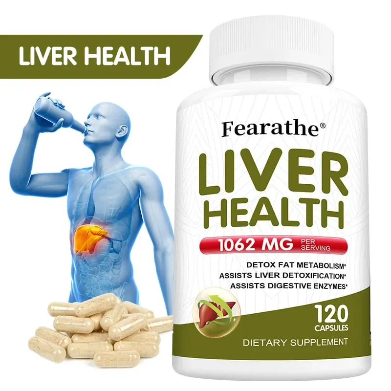 Liver Detox Advanced Detox & Cleansing Formula Supports Health Liver Function with Milk Thistle and Dandelion Non-GMO