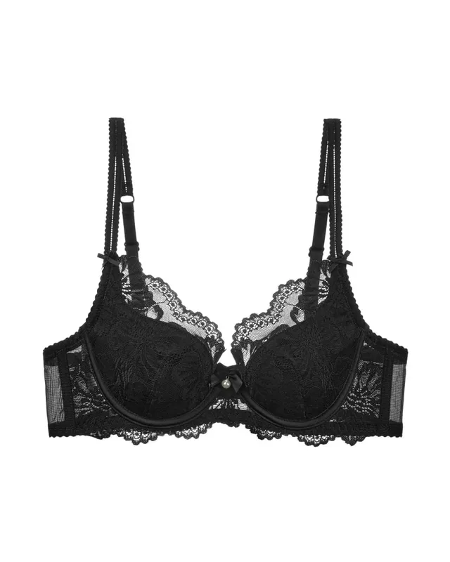 Reggiseno di pizzo francese viola ricamato con ferretto morbido minimizzatore busto grande ascensore anti-abbassamento raccolta supporto lingerie quotidiana set reggiseno 32-38