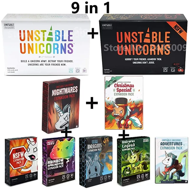 Unstable Games Here to Slay Card Game Unicorns Here to Sleigh Holiday Expansion Pack Family Game Night Strategic role Card Game — image 24