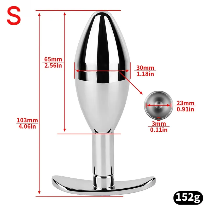 Stainless Steel Egg Anal Plug Wearable Butt Plug Hollow Detachable Used To Hide Keys Storage Adult Game Sex Toys for Woman Men