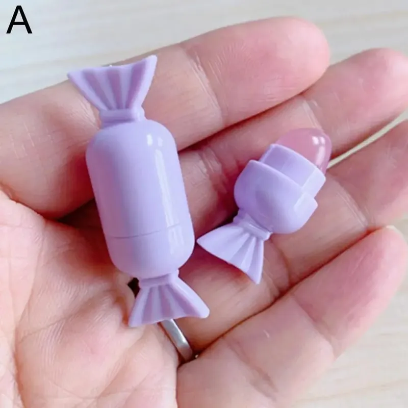 1/4 STK Bærbar tegneserie mini silikone læbebørste Cute Bear vinklede concealer børster Lip Balm Lip Gloss Concealer Make Up børster — image 8