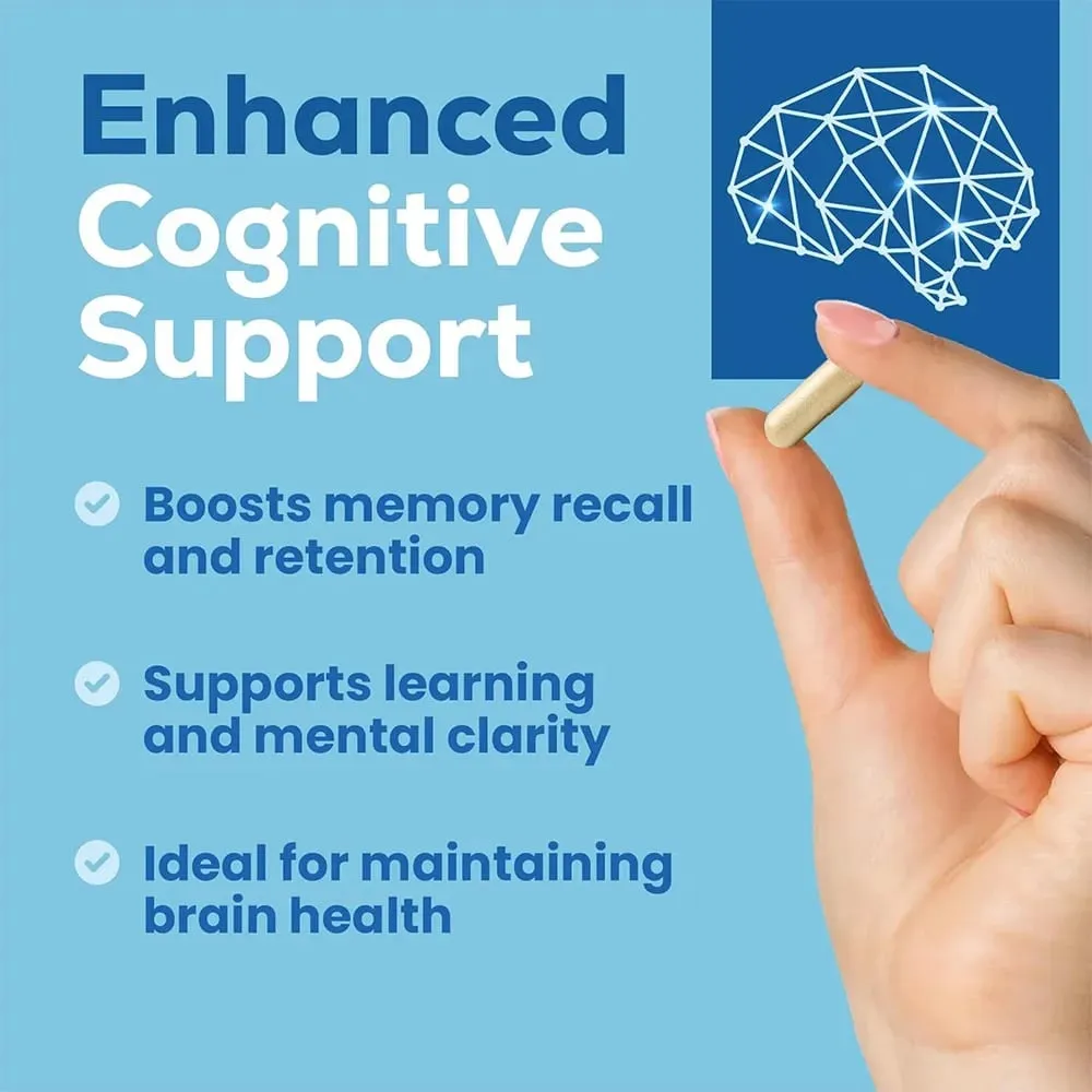 Magnesium L-Threonate - 2000 Mg Supports Memory Focus and Brain Function Supports Quality of Sleep 120 Capsules — image 6