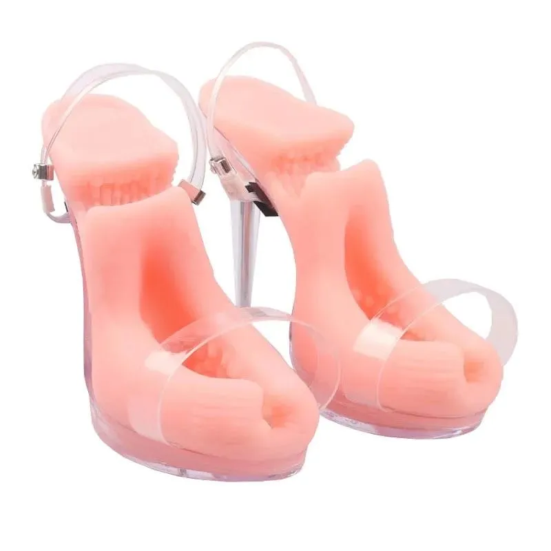 Winkwinkey High Heel Style Foot Stimulation Cup Soft Silicone Adult Toy for Personal & Couple Intimate Play — image 1