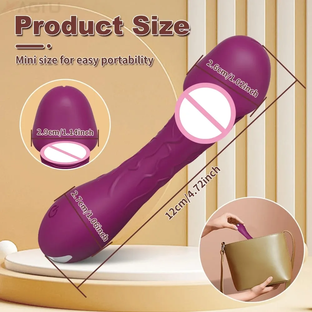Mini Dildo Vibrator Beginner Vagina G-Spot Vibrator for Women Clitoris Nipples Stimualtor Female Masturbator Sex Toy for Women — image 2