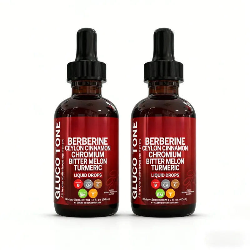 Berberine Liquid Drops with Ceylon Cinnamon Bitter Melon Chromium Gymnema for Blood Sugar Glucose Metabolism Support 60ml