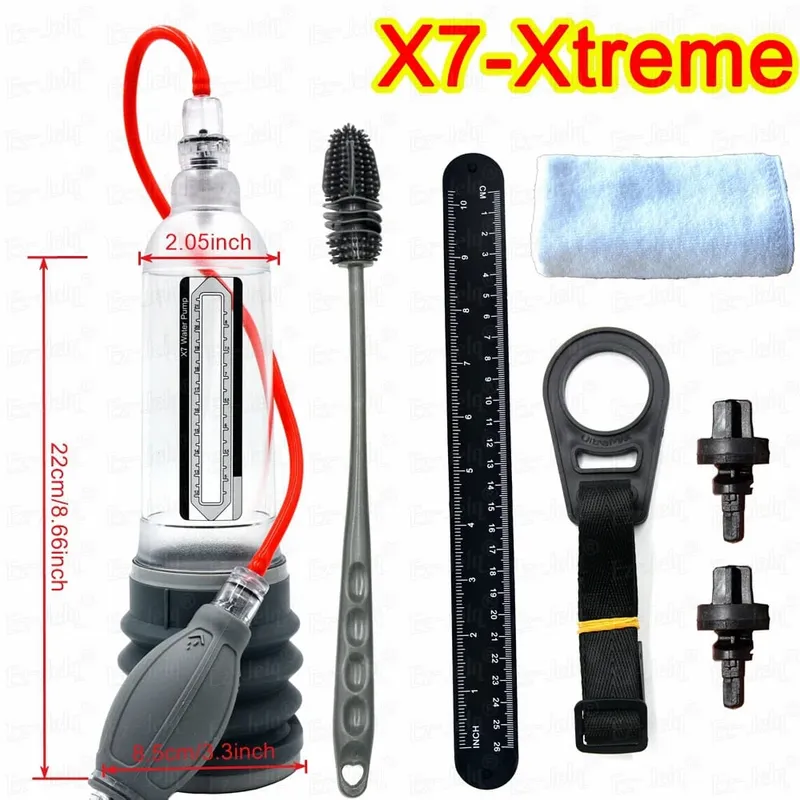 X5 X7 X9 Male Enlargement Penis Extender Stretcher Edge System Sex Toys for Men Penile Pump Enhancer Strap Kit Male Masturbator