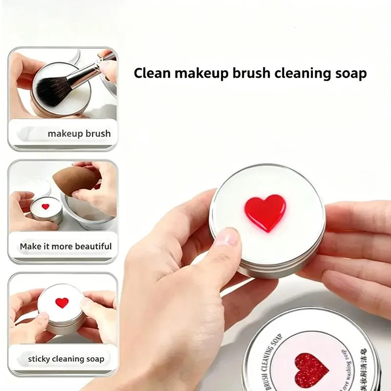 New Multipurpose Cleaning Soap For Makeup Brushes And Other Cosmetic Tools Suitable For Various Powder Puffs Brushes