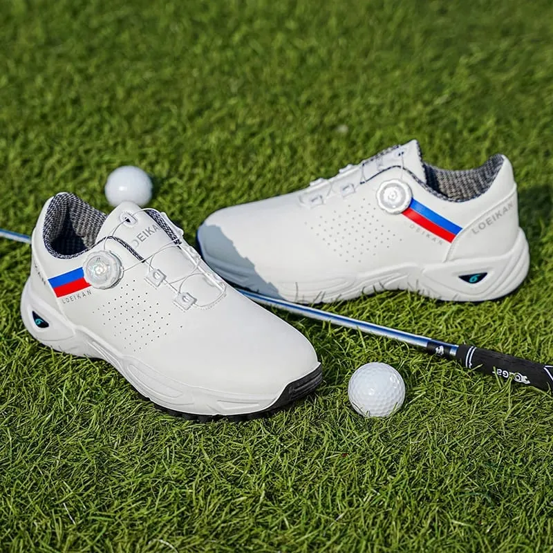 Men's Golf Shoes | Quick-Button Closure | Non-Slip Spikeless Golf Sneakers