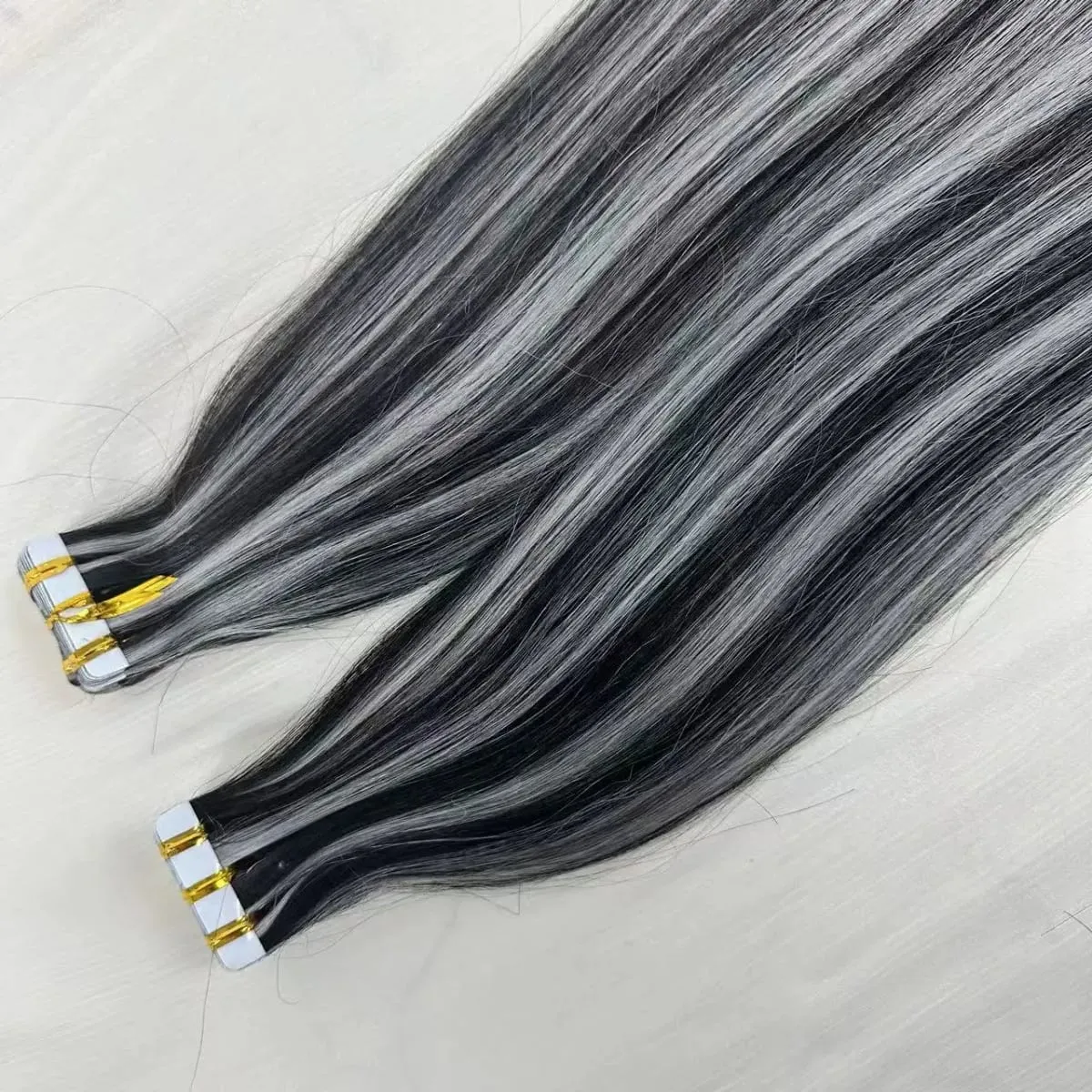 Double Drawn European Wholesale Tape in Extensions Invisible Cuticle Aligned Remy Tape in Hair Extensions 100% Human Hair — image 17