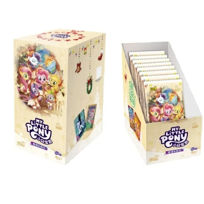 Autentico My Little Pony Amicizia per sempre Luna 12 11 10 Serie Carte da collezione Fluttershy Anime Merchandise Regali