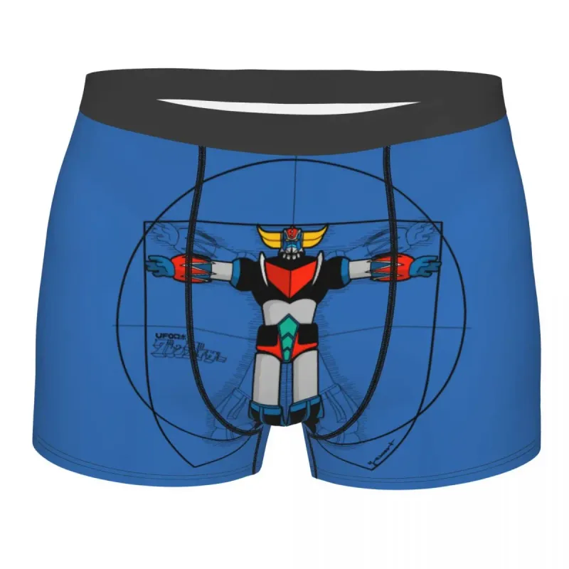 Custom Novelty Goldorak Ufo Robot Grendizer Boxers Shorts Panties Male Underpants Breathbale Briefs Underwear — image 36