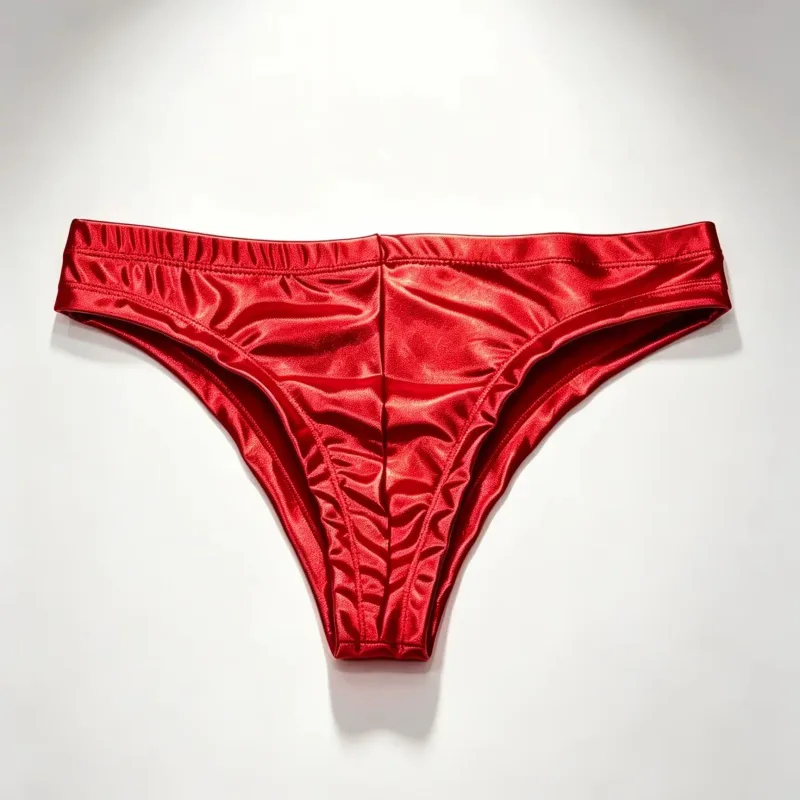 1Pc Men's PU Leather Triangle Underwear, sexy Triangle Underwear, Boxing Fitness, Suitable for Costume Parties, Sweet Gift — image 9