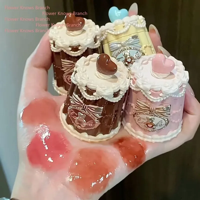 Flowerknows THE SWEETIE BEAR COLLECTION ชุดของขวัญแต่งหน้า All In คอนซีลเลอร์ Palette Blush Setting Powder Lip Jelly ของขวัญกล่องกระจก