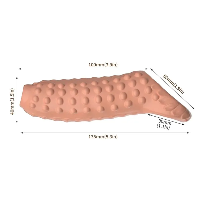 Men Penis Extender Sleeve Reusable Comdom Delay Ejaculation Penis Sleeve Dick Male Dildo Sex Toys for Men Adult 18+ Erotic Goods