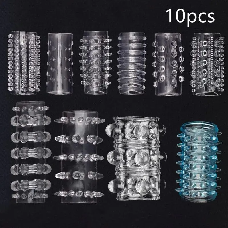 2/3/4/5/6/10/12Pcs Cock Ring G-spot Stimulate Penis Ring Sex Toys For Men Lock Sperm Delay Ejaculation Cockring Intimate Goods