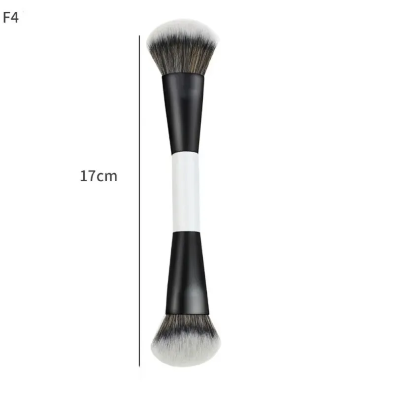 Dual-Ended F4 Contour Face Brush Multi-purpose High Coverage Eyeshadow Concealer Brushes Cosmetic Beauty Powder Blush Brush